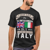 Mag in het Britse verhaal van start gaan in Italië T-shirt (Voorkant)