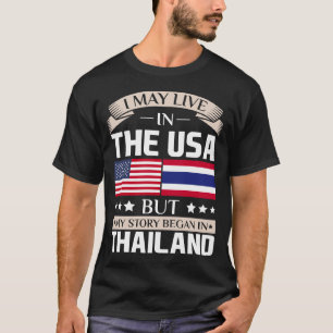 Mag in Thailand wonen in het Amerikaanse verhaal B T-shirt