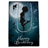 Mag je dansen met Fairies Irish Dance Birthday? Medium Cadeauzakje (Achterkant)