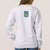 Mag je door Duck worden geschopt? Oekraïens Sweat  Trui (Achterkant)