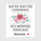 Mag je het vertrouwen hebben in een medio wit? sticker (Vel)