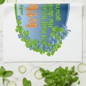 Mag je in de hemel zijn? theedoek (Gevouwen)