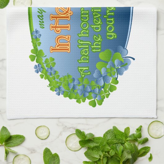 Mag je in de hemel zijn? theedoek (Gevouwen)