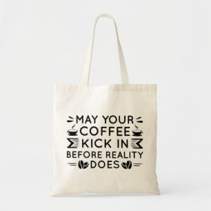 Mag je koffie insteken? tote bag