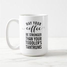 Mag je koffie sterker zijn dan je peuter? koffiemok
