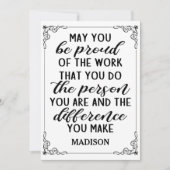 mag je trots zijn op het werk dat je doet ... kaart (Voorkant)