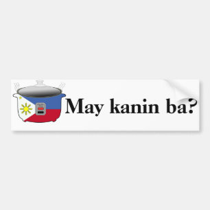 Mag kanin ba? Bumpersticker