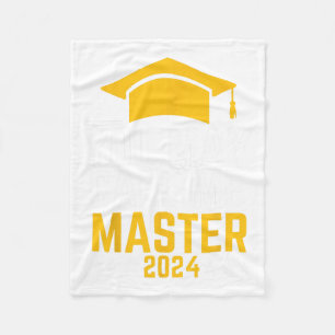 Mag me Master 2024 Masters Degree Afstuderen noeme Fleece Deken