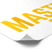 Mag me Master 2024 Masters Degree Afstuderen noeme Poster (Hoek)