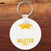 Mag me Master 2024 Masters Degree Afstuderen noeme Sleutelhanger (Voorkant)