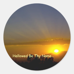 Mag mijn naam zijn ronde sticker