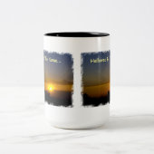 Mag mijn naam zijn tweekleurige koffiemok (Center)