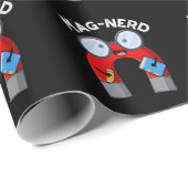 Mag-nerd Grappig Nerd Magneet Pun Dark BG Cadeaupapier (Rol Hoek)