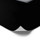 Mag-nerd Grappig Nerd Magneet Pun Dark BG Poster (Hoek)