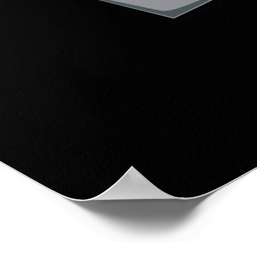 Mag-nerd Grappig Nerd Magneet Pun Dark BG Poster (Hoek)