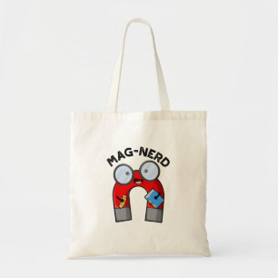 Mag-nerd Grappig Nerd Magnet Pun Tote Bag