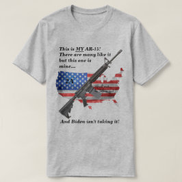 Mag niet in strijd zijn met de Amerikaanse vlag Mi T-shirt