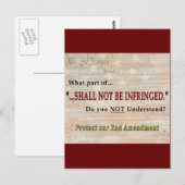 Mag niet worden geschonden briefkaart (Voorkant / Achterkant)