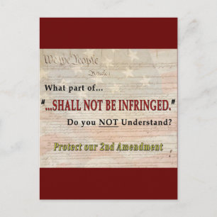 Mag niet worden geschonden briefkaart