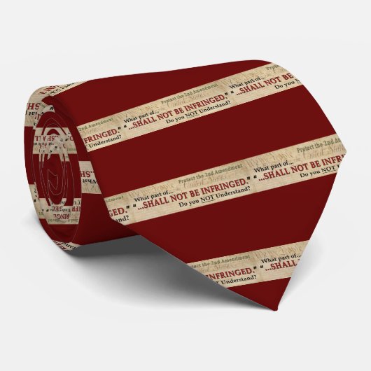 Mag niet worden geschonden stropdas (Opgerold)