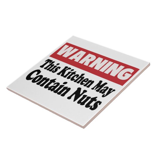 Mag noten bevatten tegeltje (Zijkant)