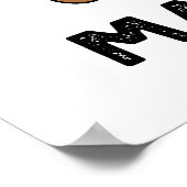 Mag-noten Grappige Magneet Pun Poster (Hoek)