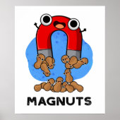 Mag-noten Grappige Magneet Pun Poster (Voorkant)
