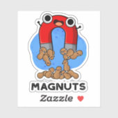 Mag-noten Grappige Magneet Pun Sticker (Vel)