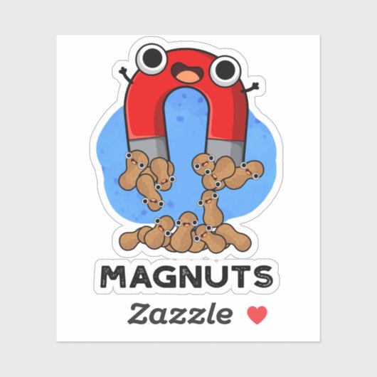 Mag-noten Grappige Magneet Pun Sticker (Vel)