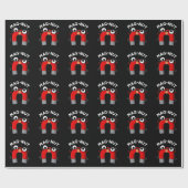 Mag-nut Grappige Magneet Grappen Donkere BG Cadeaupapier (Vlak)