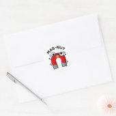 Mag-nut Grappige Magneet Grappen Ronde Sticker (Envelop)