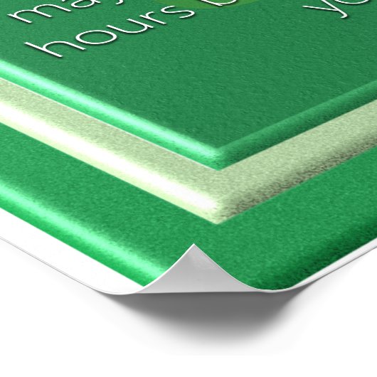 Mag uw glas - Ierse versnijding - Art Print (Hoek)