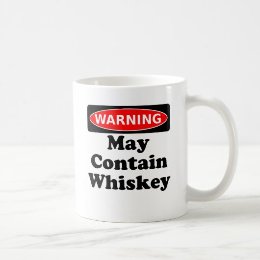 Mag whiskey bevatten koffiemok (Rechts)