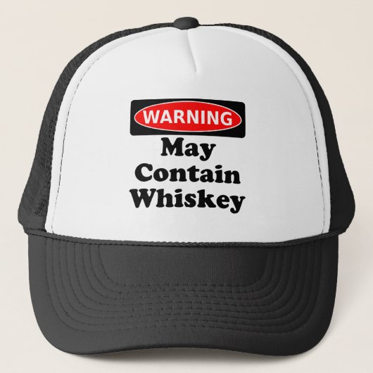 Mag whiskey bevatten trucker pet (Voorkant)