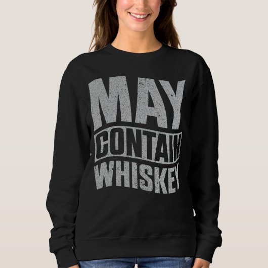 Mag whiskey bevatten trui (Voorkant)