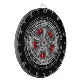 Mag-wielklepbord Dartbord (Voorkant Links)