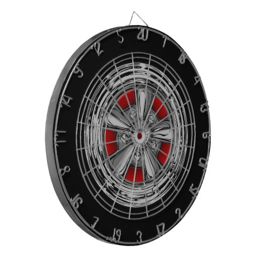 Mag-wielklepbord Dartbord (Voorkant Links)