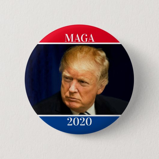 MAGA 2020 RONDE BUTTON 5,7 CM (Voorkant)