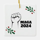 MAGA 2024 Kerstboom Ornament Decor (Voorkant)