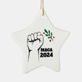 MAGA 2024 Kerstboom Ornament Decor (Rechts)