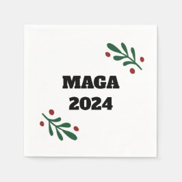 MAGA 2024 Kerstmis Servet