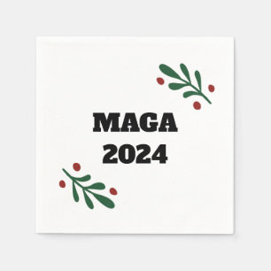 MAGA 2024 Kerstmis Servet