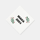 MAGA 2024 Kerstmis Servet (Hoek)