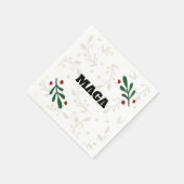 MAGA 2024 Kerstmis Servet (Hoek)