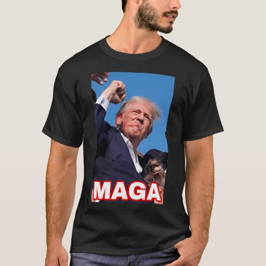 Maga 2024 Trump T-shirt (Voorkant)