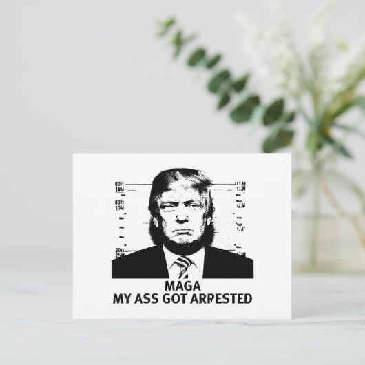 MAGA aangegeven Briefkaart (Staand voorkant)