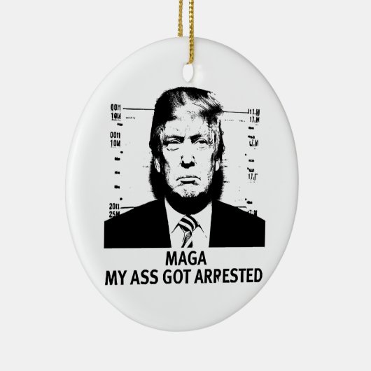 MAGA aangegeven Keramisch Ornament (Rechts)