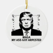 MAGA aangegeven Keramisch Ornament (Voorkant)