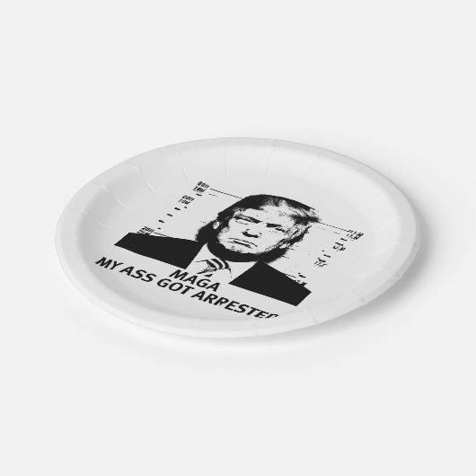 MAGA aangegeven Papieren Bordje (Gekanteld)