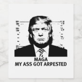 MAGA aangegeven Wijn Etiket (Enkel label)